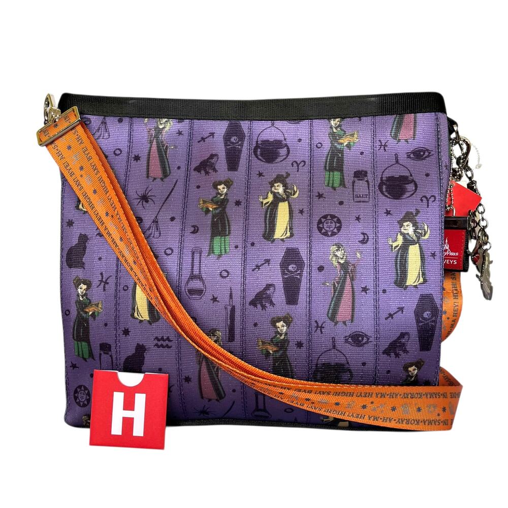 NWOT Disney Parks x Harveys Hocus Pocus Convertible Crossbody Backpack